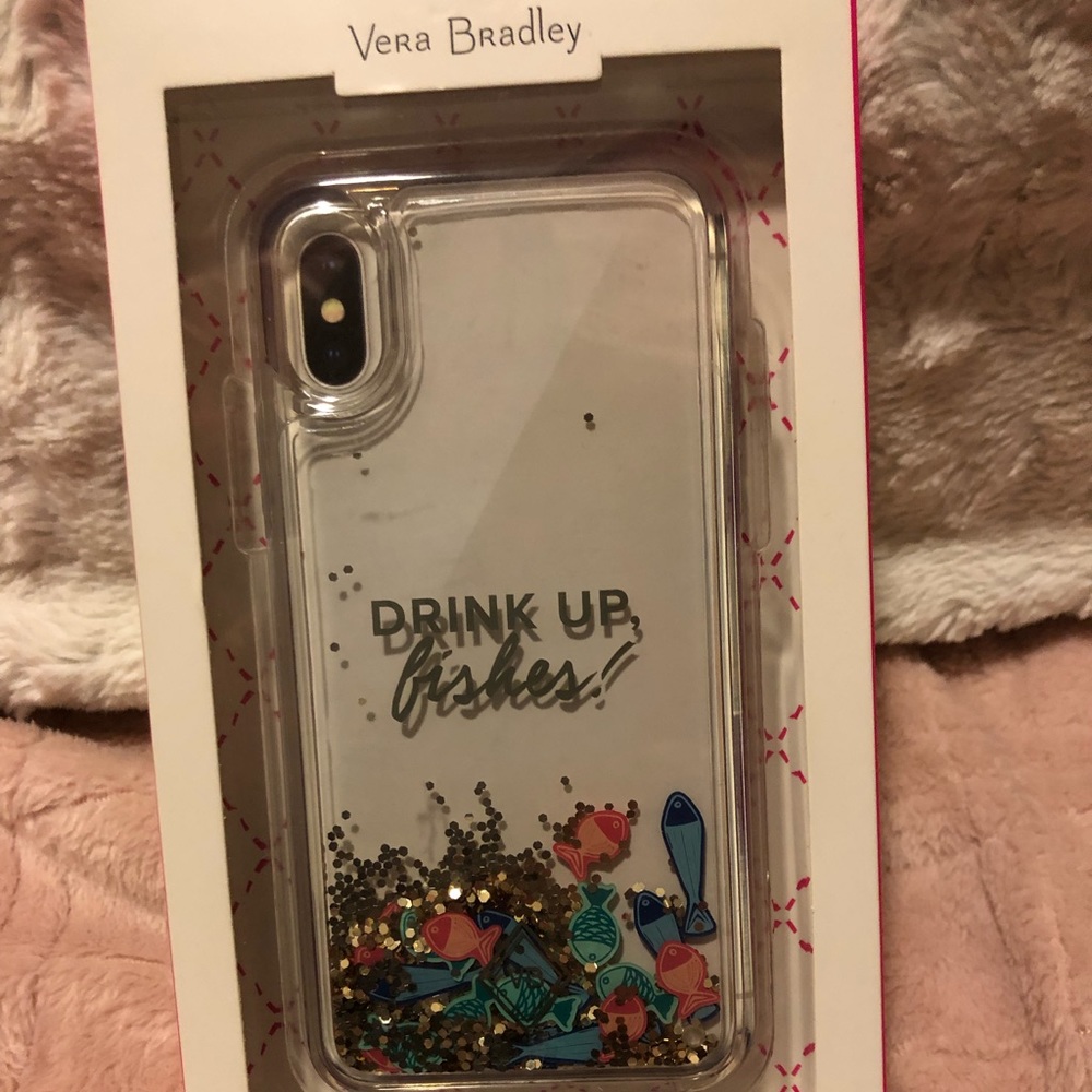 Vera Bradley “Drink Up Fishies” iPhone X case